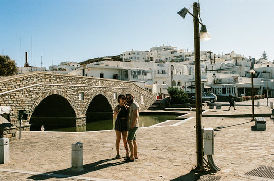 Cassette Film Couple In Greece 
